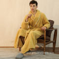 Soft Plush Fleece Bathrobe Home Wearing Bath Robe